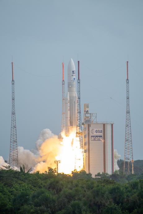 ESA's JUICE lifts off on 14. April 2023